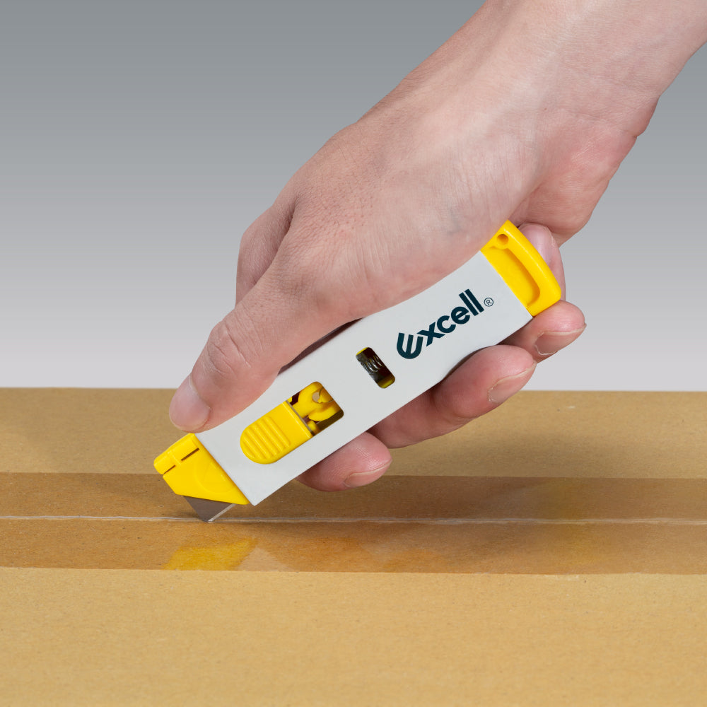 【Excell 臺灣非常】 高品質封箱工具 | 迷你口香糖伸縮刀片,迷你好握易掌控