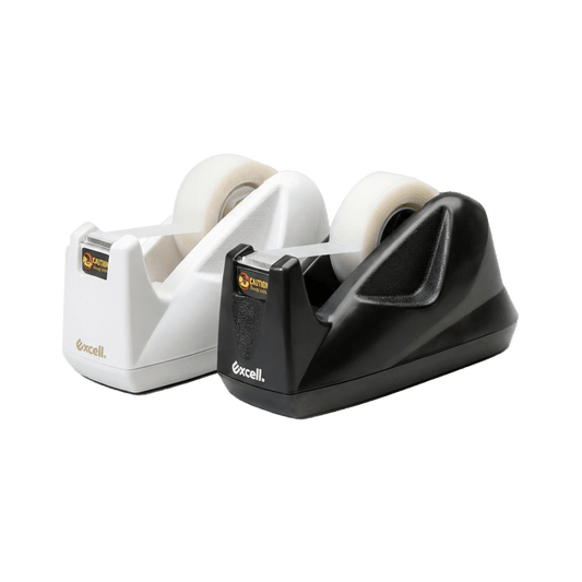 【Excell 臺灣非常】高品質封箱工具 | ★新品★小海豚流線型膠台【EX-11419】黑+白產品圖
