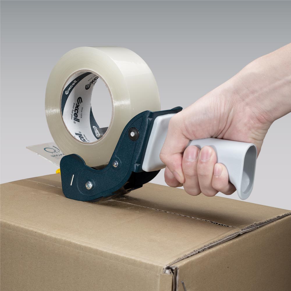 【Excell 臺灣非常】 高品質封箱工具 | 150M超黏透明封箱膠帶,搭配更寬膠台 EC-326,一次到位