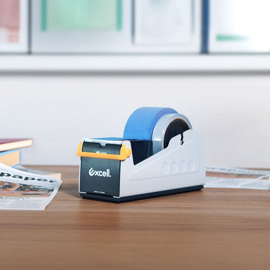 【Excell 臺灣非常】 高品質封箱工具 |  辦公與收銀的效率神器ET-337桌上型膠帶台