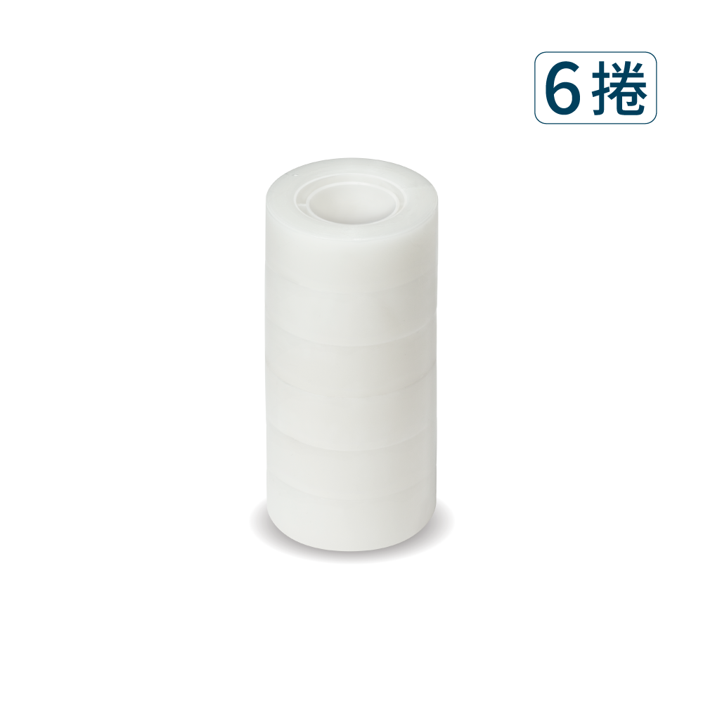 【Excell 臺灣非常】高品質封箱工具 | 25M隱形膠帶(6捲)