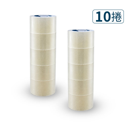 【Excell 臺灣非常】 高品質封箱工具 |  品牌：Excell 封箱膠帶-品名：60mm寬OPP透明膠帶50M- 重量：184g（捲）- 材質：OPP拉伸聚丙烯、膠- 膠性：水膠（適用一般常溫封箱）- 數量：10入- 膠帶管芯：3吋- 膠帶厚度：0.05mm- 膠帶寬度：60mm
