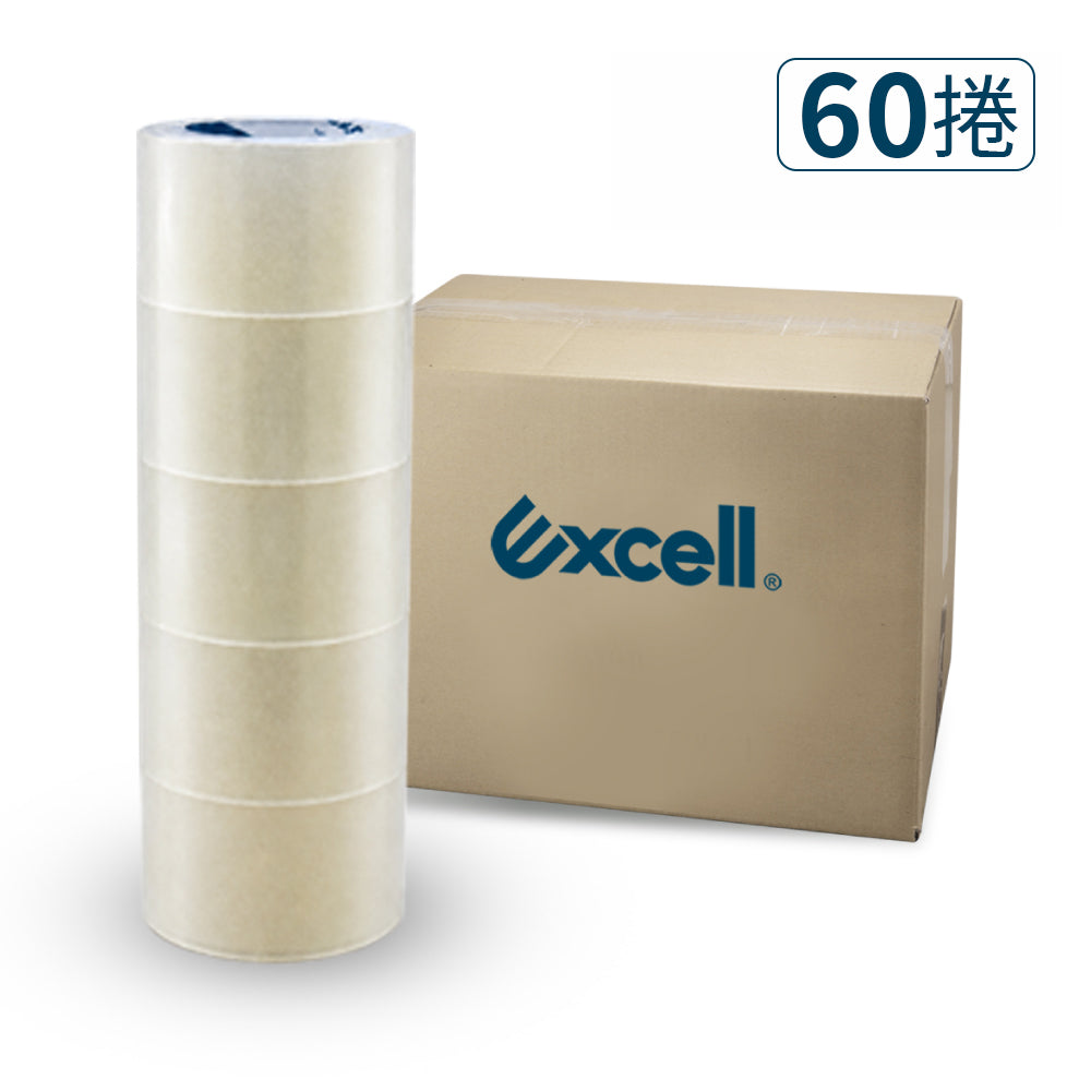 【Excell 臺灣非常】 高品質封箱工具 | Excell 60mm寬膠帶50M 膠帶60捲