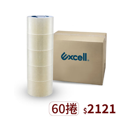▋企業專屬 ▋60mm加寬x50M超黏透明封箱膠帶(僅適用加寬膠台)