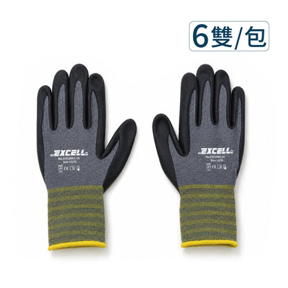 【Excell 臺灣非常】高品質封箱工具 | Excell高品質防滑觸控工作手套，6雙1包產品圖