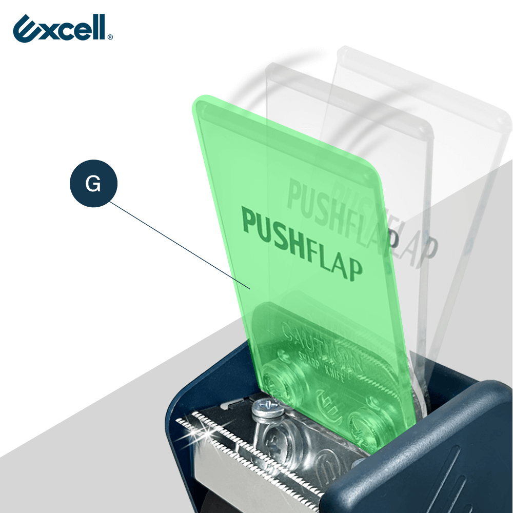 【Excell 臺灣非常】 高品質封箱工具 |  維修專區2，G區握把式膠帶台推版