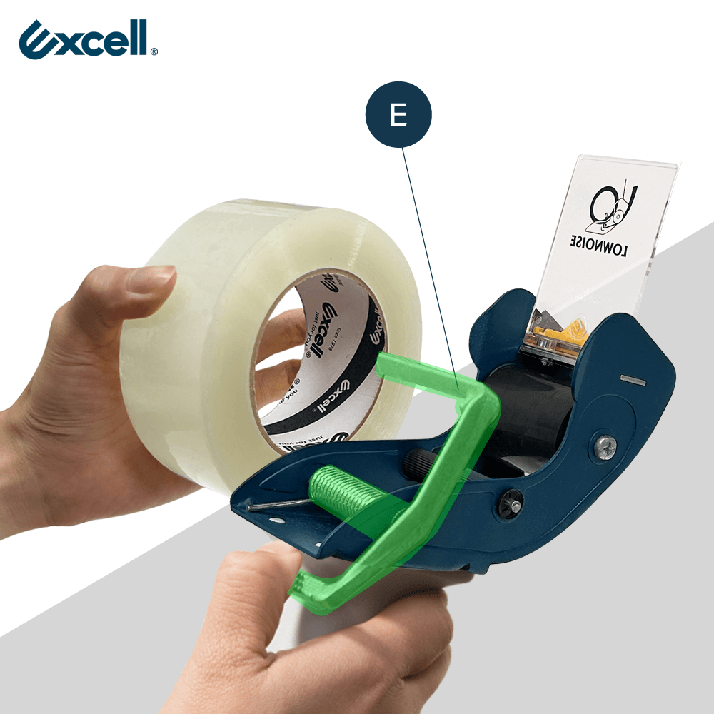 【Excell 臺灣非常】 高品質封箱工具 |  維修專區2，E區握把式膠帶台零件