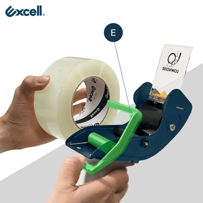【Excell 臺灣非常】 高品質封箱工具 |  維修專區2，E區握把式膠帶台零件