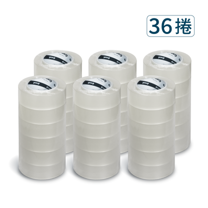 【Excell 臺灣非常】 高品質封箱工具 |  150M超黏透明封箱膠帶(36捲)商品圖
