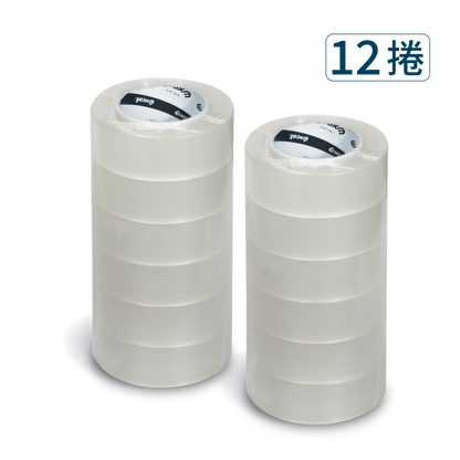 【Excell 臺灣非常】 高品質封箱工具 |  150M超黏透明封箱膠帶(12捲)商品圖