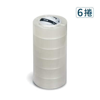 Excell Factory Inc 高品質封箱膠帶台 |  150M超黏透明封箱膠帶(6捲)商品圖