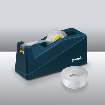 【Excell 臺灣非常】 高品質封箱工具 |  27M透亮小膠帶搭配ET-112消膠台