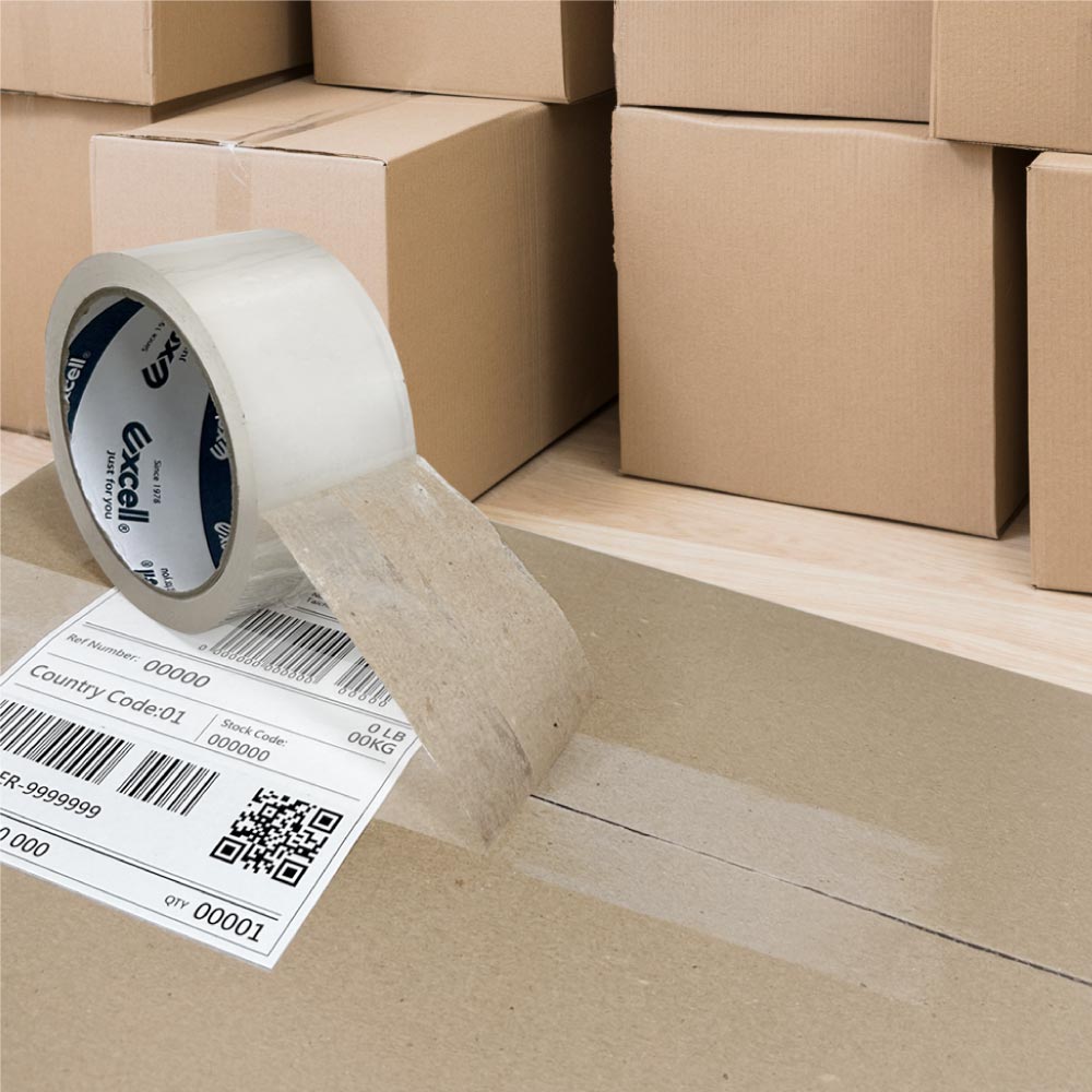 【Excell 臺灣非常】 高品質封箱工具 |  50M超黏透明封箱膠帶，超黏耐用順暢