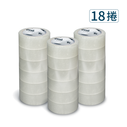 【Excell 臺灣非常】 高品質封箱工具 |  50M超黏透明封箱膠帶(箱購36捲)商品圖